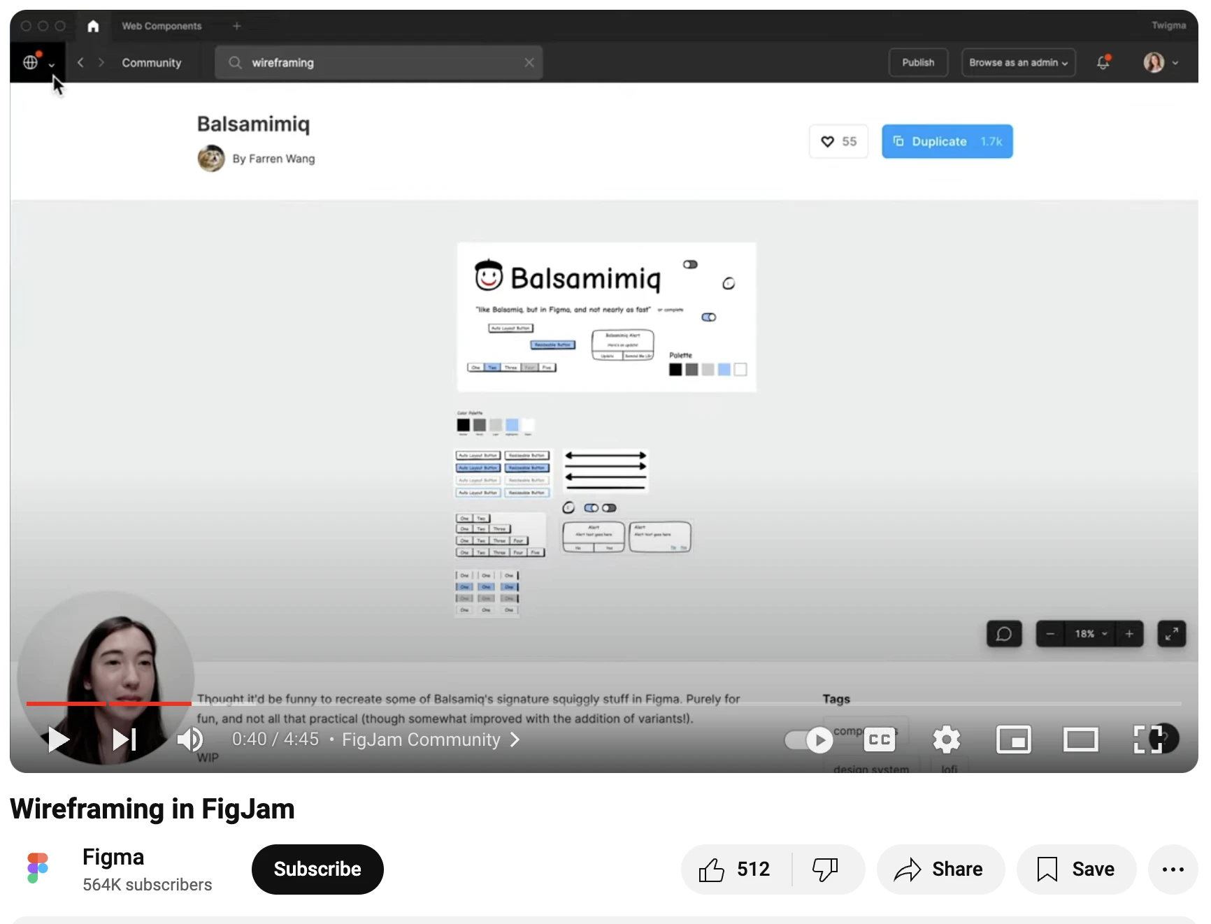 Balsamimiq featured in Figma's official Wireframing in FigJam tutorial