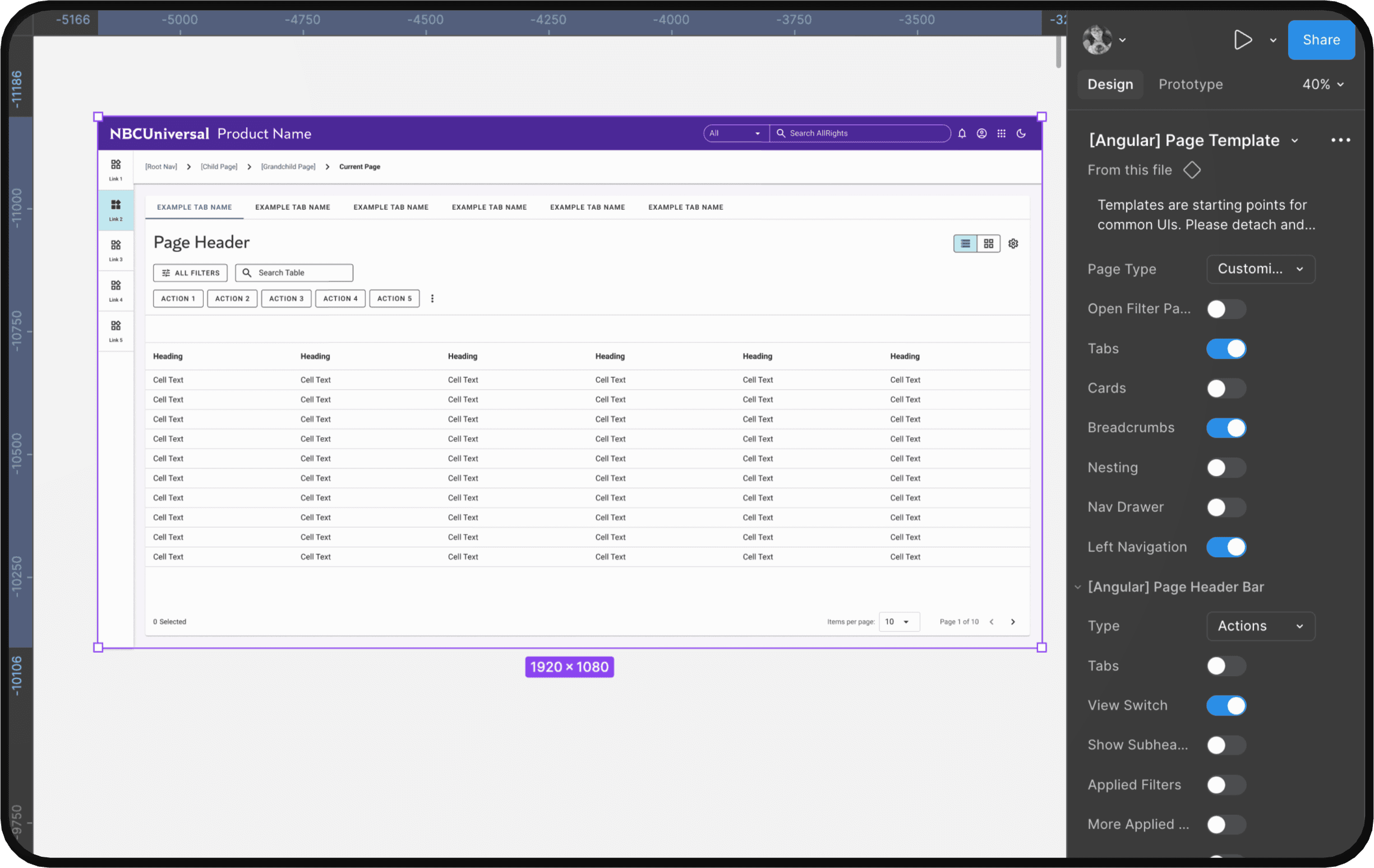 NBCU Enterprise Design System